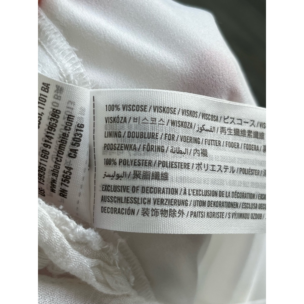 Women's Abercrombie & Fitch Romper XS White - Picture 3 of 3